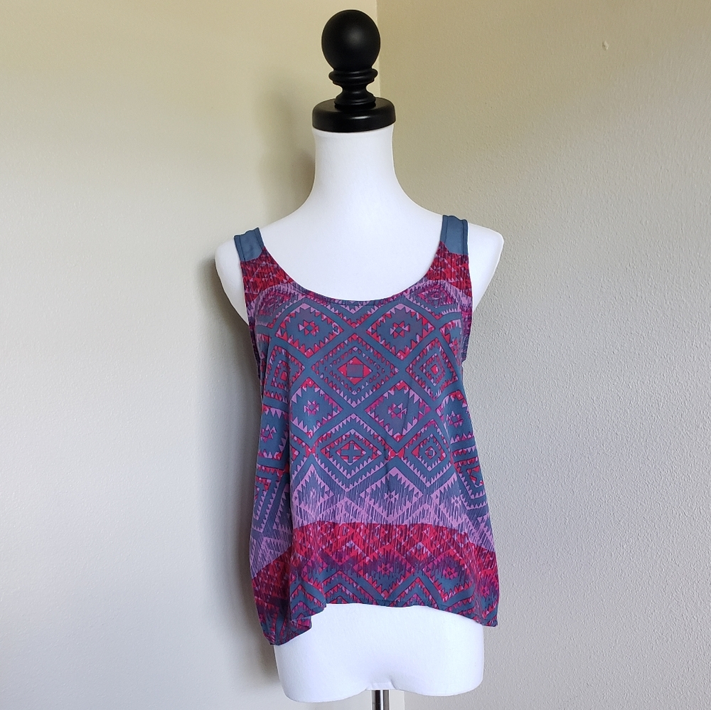 Kirra Pink/Purple/Turquoise Tank Top